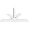 Ekena Millwork Richland Architectural Grade PVC Gable Bracket, 84"W x 42"H x 6"D x 6"F, 12/12 Pitch GBP084X42X0606RIC00 - alternate 2